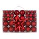 thumbnail image 1 of 101 piezas de adornos de bolas de Navidad, adornos de estrella para la parte superior del árbol, bolas colgantes DIY para Rojo, 1 of 7