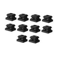 thumbnail image 2 of Zxpjkyu 10 Pieces Iron Baluster Shoes for Staircase Stair Rail Base Accessories Stairway Square Hole 14mm, 2 of 9