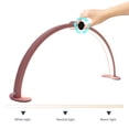 thumbnail image 2 of Wildnix Half-Moon Nail Desk Lamp with Adjustable Brightness and Color Temperature, 45W LED Light, 5 Language Display, 3600LM for Nail Art & Salon, 2 of 6