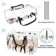thumbnail image 4 of Elk Deer Large Capacity Reusable Beach Bag with Storage Bins and Shopping Basket - Foldable Oxford Cloth Tote for Beach, Pool, and Laundry, 4 of 7
