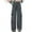 Gray, variant on Posijego Girls Jeans 4-16t Elastic Waistband Wide Leg Baggy Pants with Stars Denim Trousers for Little Big Teens