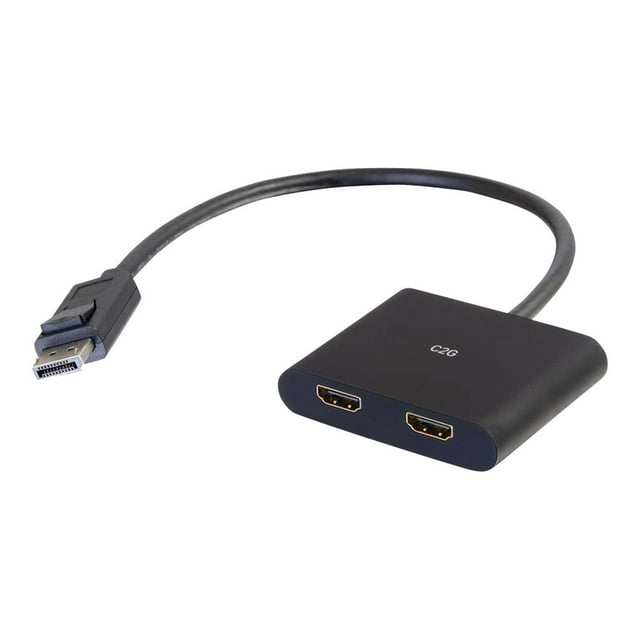 C2G 4K DisplayPort vers Double HDMI MST Hub - DisplayPort 1.2 vers HDMI Répartiteur - M/F - Répartiteur Vidéo/Audio - 2 x HDMI - Bureau