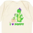 thumbnail image 4 of Inktastic I Love Poppy Boys or Girls Long Sleeve Baby Bodysuit, 4 of 5