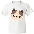 thumbnail image 3 of Inktastic Cute Cat, Little Cat, Cat Head, Brown Cat Youth T-Shirt, 3 of 5