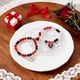 thumbnail image 5 of Pulseras de pareja con temática de San Valentín. Linda pulsera magnética ajustable para pareja. Regalo ideal para San Valentín. Pulsera de metal., 5 of 6