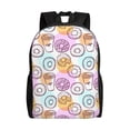 thumbnail image 1 of Disketp Donuts and Coffee Mochila Unisex de Apertura Lateral Completa, Mochila para Laptop para Escuela, Trabajo y Viajes, 1 of 8