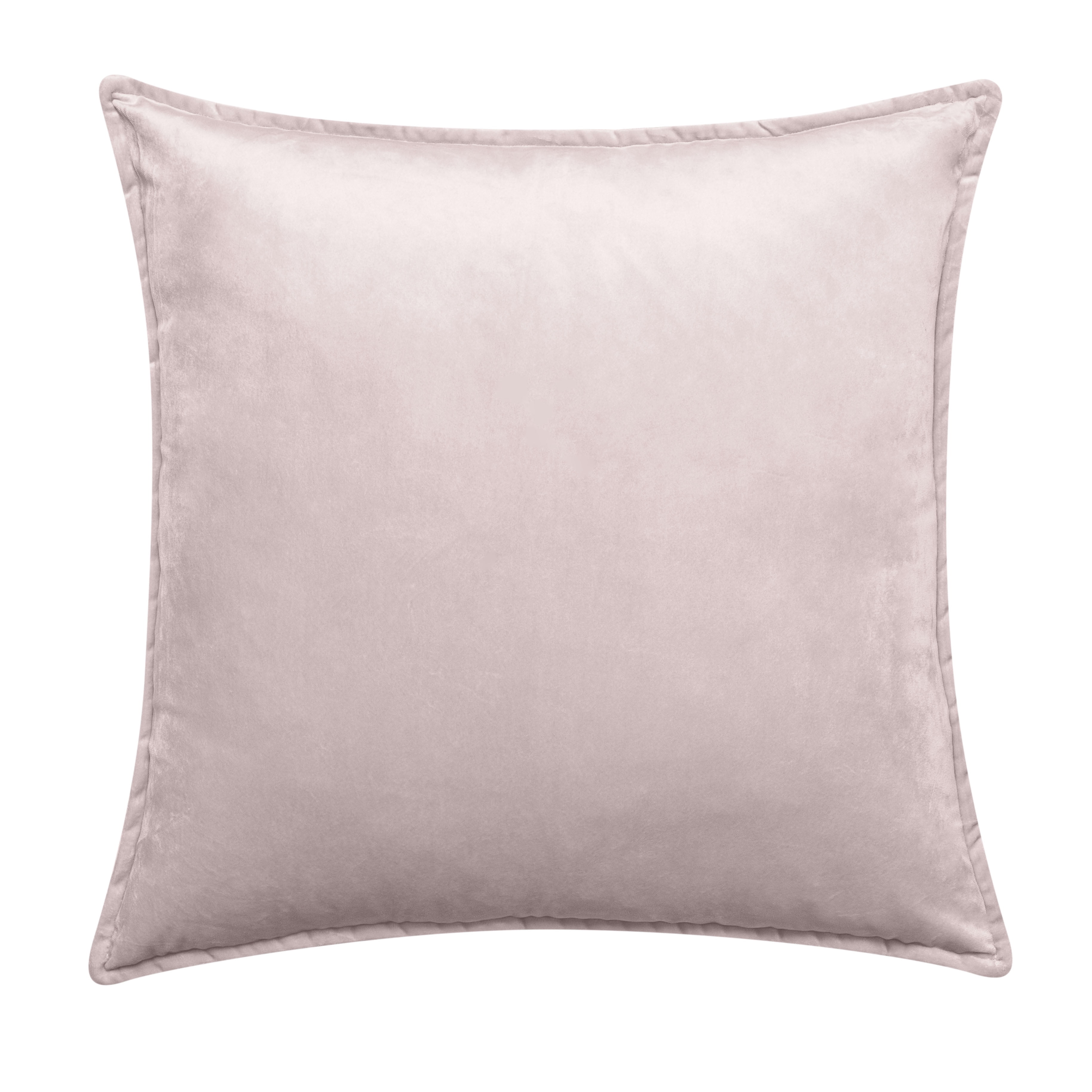 Better Homes & Gardens Feather Filled Velvet Square & Mongolian Faux Fur Oblong Decorative Throw Pillows, Blush & Gray, 2 Piece Set