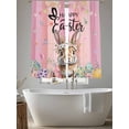 thumbnail image 5 of Easter Sheer Curtains 72 Inch Length 2 Panels for Living Room, Spring Rabbit Eggs Flowers Flags Leaves Wood Grain Voile Kitchen Curtain Set, Luxury Privacy Drapes Window Treatment for Bedroom, 5 of 7