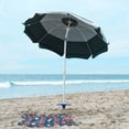 thumbnail image 5 of BESTOMZ Beach Umbrella Anchor Sand Auger Stand Universal Sand Grabber Spike Auger Holder (Blue), 5 of 5