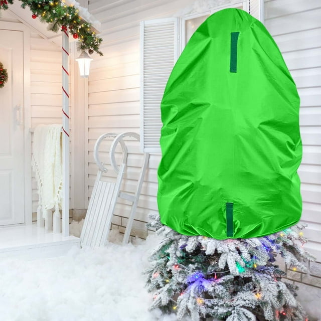 Fiudx Bolsa para Árbol de Navidad, Diseño Vertical, Fácil de Transportar, Costuras Reforzadas, Duradera y Ligera, Ahorra Espacio, Protege La Decoración Navideña, Material Impermeable, Gran Capacidad,