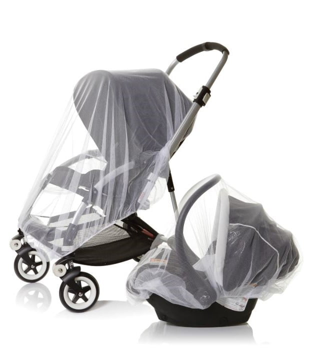 White Mosquito Bugs Net Mesh Cover for Baby Bassinets to fit Easywalker stroller 