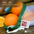 thumbnail image 4 of Naturally Sensible The Original Eco Friendly See Through Grocery Washable and Reusable Produce Bags - Soft Premium Lightweight Nylon Mesh Large - 12x14in - Set of 5 (Red, Yellow, Green, Blue, Purple), 4 of 10