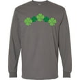 thumbnail image 3 of Inktastic Shamrock Four Leaf Clover St Patricks Long Sleeve T-Shirt, 3 of 5