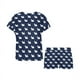 thumbnail image 3 of Conjunto de pijama corto para mujer con estampado de terriers escoceses LKS303, 3 of 4