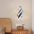 thumbnail image 4 of de Pared LED Moderno de 16 W, Lámpara de Arriba Hacia Abajo para Dormitorio, Pasillo, Escaleras, , Iluminación Interior, Lámparas, Decorac Luz cálida negra Yinane lámpara de pared, 4 of 8