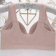 thumbnail image 7 of Kukoosong Bralette Bras for Women Fashion Women's Solid Color Backless Seamless Push-Up U-Shaped Beautiful Back Underwear Everyday Bras, Sizes L, 7 of 7