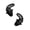 Black, variant on Silicone Swimming&Sleeping Ear Plugs - Waterproof, Reusable, Comfortable Fit , Noise Canceling ,5 Colors Available, Leak-Proof Ear Protection for Swimming, Showering & Surfing