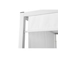thumbnail image 6 of Pangea Home Madonna Modern Aluminum Outdoor Daybed in White Frame/Fabric, 6 of 15