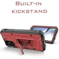thumbnail image 3 of ArmadilloTek Vanguard Case Compatible with iPhone 11 (6.1 inches) Military Grade Full-Body Rugged with Kickstand and Built-in Screen Protector - Red, 3 of 4
