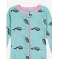 thumbnail image 2 of Leveret Kids Footed Cotton Pajama Whale 6-12 Months, 2 of 2