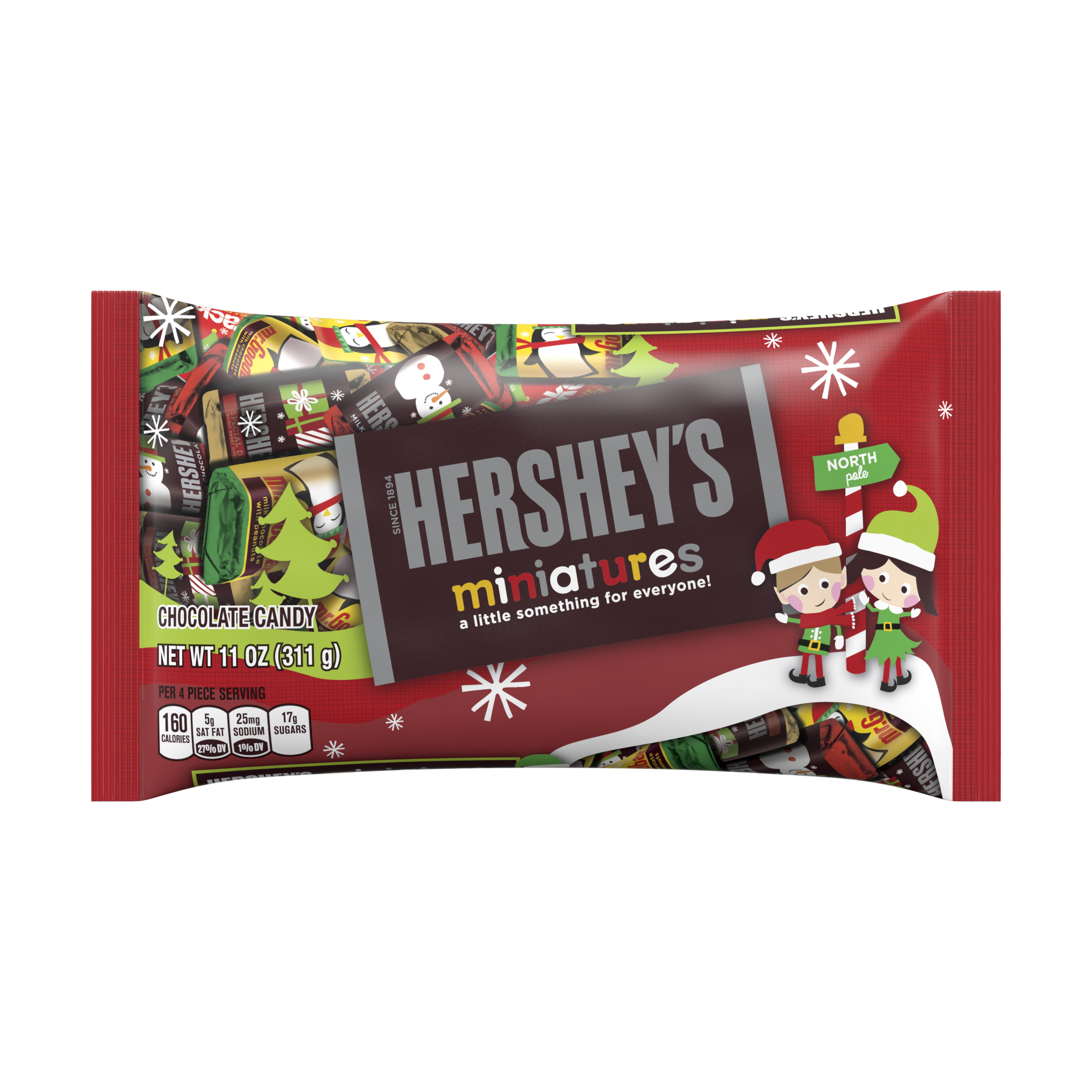 Hershey's, Holiday Miniatures Assortment Candy, 11 Oz