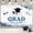 BlueSilver, variant on Blue Gold Congrats Grad Backdrop Class of 2026 Graduation Background Congratulate Graduate Party Decorations Banner Photo Booth Props