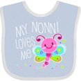 thumbnail image 3 of Inktastic My Nonni Loves Me- Cute Dragonfly Boys or Girls Baby Bib, 3 of 4