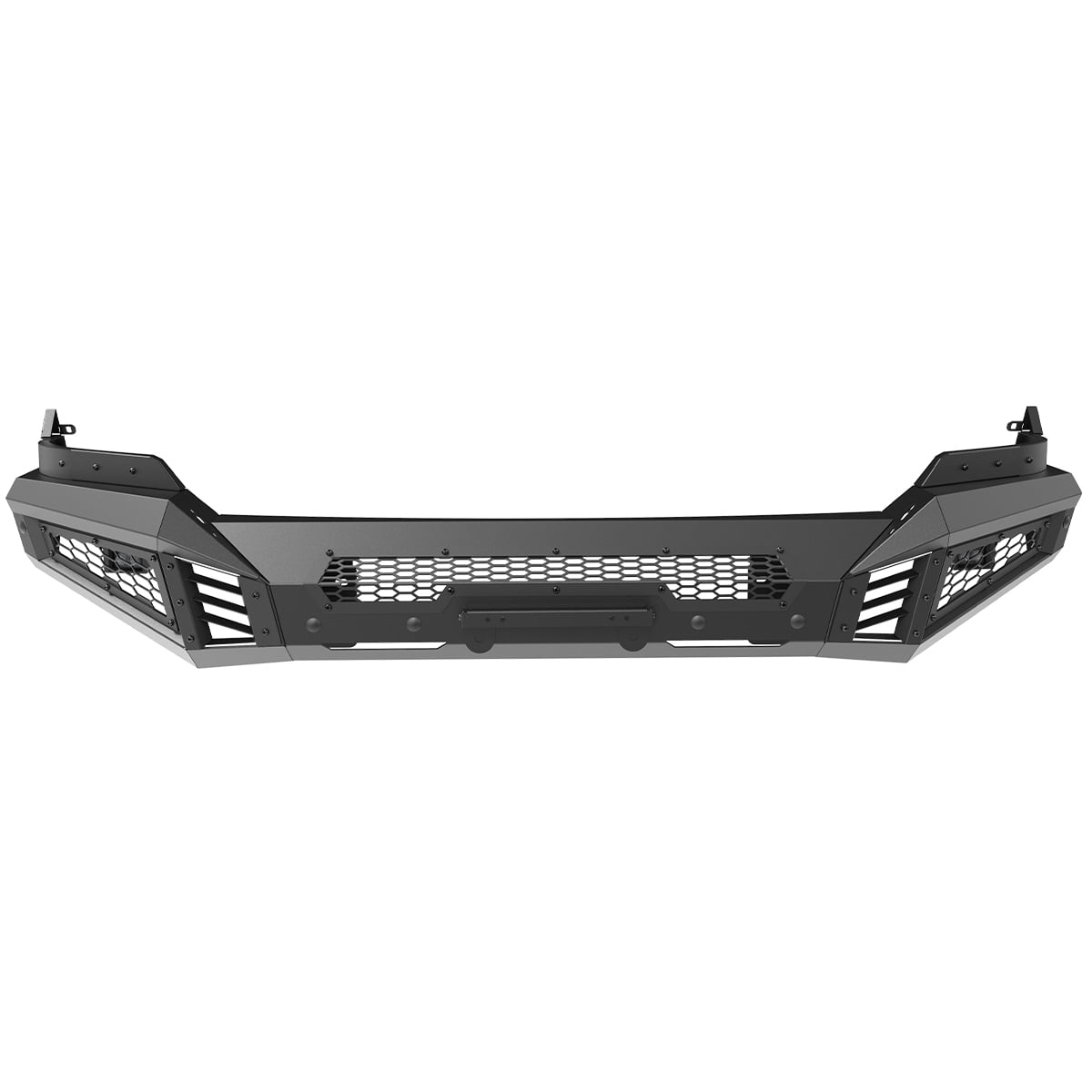 2 IN 1 Front Bumper for 2013-2018 Dodge RAM 1500 Pickup Truck(Excluding Rebel)/2019-2023 Ram 1500 (Exculding Warlock) Heavy Duty Steel Bumper w/2*Side Wings​