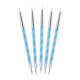 thumbnail image 1 of 5 piezas de herramientas portátiles de doble cabeza para decoración de uñas, herramientas de punta para puntear, pinceles de pintura, de , Azul Macarena Cepillo de uñas, 1 of 8
