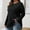 Black, variant on Women's Casual Loose Crew Neck Top With High Low Arc Hem Top Extender plus Size Camera Top plus Size Blouses for Women 4x plus Outfit for Work 3x Womens Workout Clothes plus Size Swim Shirt Womens