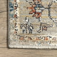 thumbnail image 5 of nuLOOM Marley Traditional Medallion Fringe Beige 2' x 3' Transitional Area Rug, 5 of 9