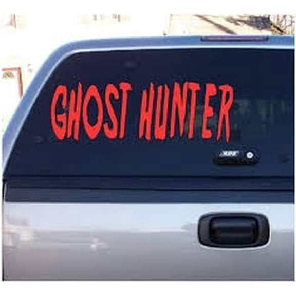 Ghost Hunter Red Ghost Paranormal 6 Inch Professional Sticker for Truck, Car, Tumbler, Cup, Laptop, Decor, Locker, Table, Window