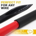 thumbnail image 3 of Kenally Tubo de envoltura termorretráctil Flexible, encogimiento de presión de 6 KV a 1/3 de tamaño original, funda termocontraíble Suministros de soldadura, 3 of 6