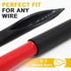 thumbnail image 4 of Riwesomey Tubo termorretráctil negro para protector de cable, manguera de alambre de temperatura de encogimiento de resistencia a la tracción 4 Suministros de soldadura, 4 of 6