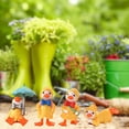 thumbnail image 2 of Chubasquero con , decoración dimensional de encantador, adornos de jardín de hadas magnéticos, figura de , modelo, pegatina para refrigerador para la familia Amarillo Zulema Figuras de pato en miniatura, 2 of 7