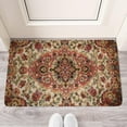 thumbnail image 2 of Bohemian Brown Ethnic Design Rug Welcome Door Mat Decorative Doormat Farmhouse Low-Profile Floor Rug Switch Mat for Home Indoor Outdoor Decorations 17 X 30 Inch, 2 of 6