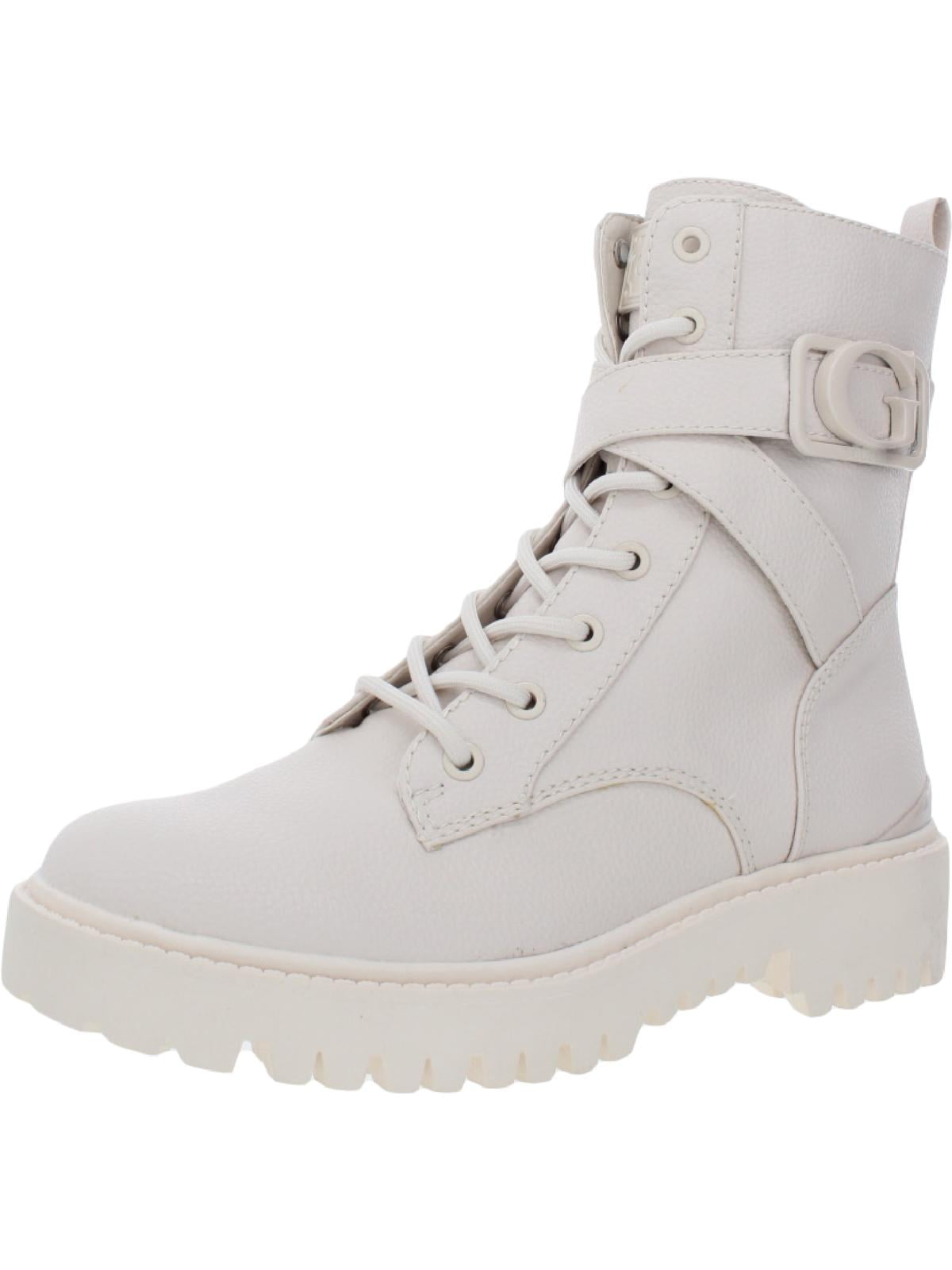 Guess Orana Combat Women's Boots - Ivory