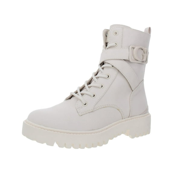 Guess Womens Lace Up Platform Combat & Lace-up Boots