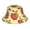 Apple, variant on Animals Travel World Map Reflective Double-Sided Bucket Hat, Sun Hat, Soft and Breathable for Gardening, Beaching, Camping, Hiking, Fishing
