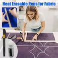 thumbnail image 2 of Heat Erasable Fabric Marker for Sewing, Embroidery, Quilting, Washable Erasable Replaceable Refill Marker Pen, Suitable for Cotton, Knitted Fabrics, DIY Sewing Tools, 2 of 7