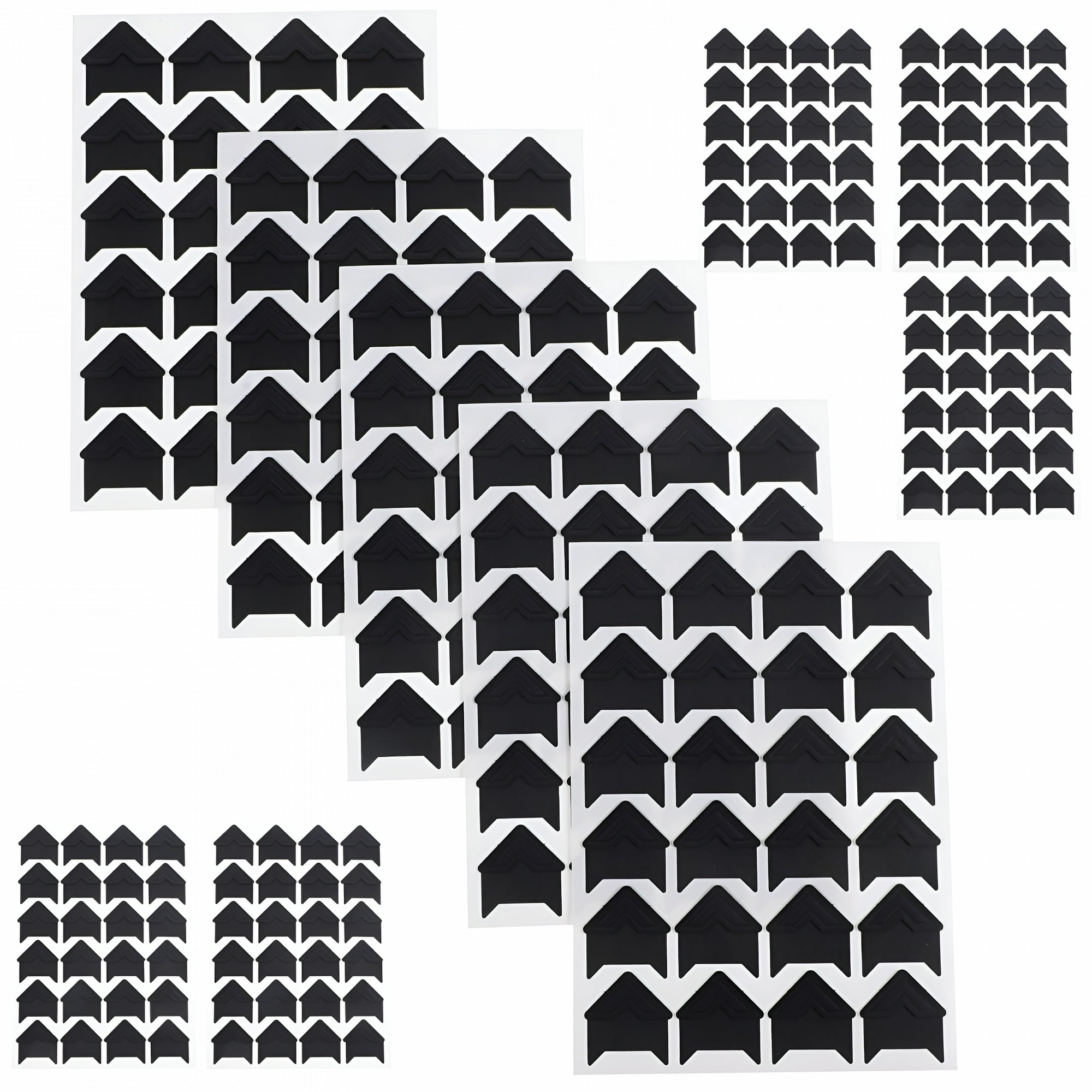 CCOCC Scrapbook Corners for Pictures Photo Corners Black 240 Pieces