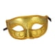 thumbnail image 5 of Máscara de media cara Máscara de con correa elástica Accesorios de disfraces de baile de graduación brillante Cubierta facial Escudo facial Dorado Sunnimix Cubierta de media cara, 5 of 7