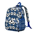 thumbnail image 2 of Sports Students Backpack - Football, Baseball, Soccer Print, Lightweight and Adjustable for Students and Teens, 2 of 6