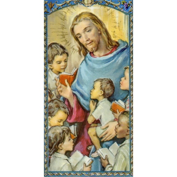 Ten Commandments for School Children N holy card - laminated - Pack of 25