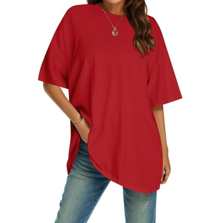 Easter Shirts for Women Business Casual Tops for Women Bodysuit Women Crew Neck Fitted Shirt Basic Tops Short Sleeves Summer T Shirt Tops Classic T Shirt Tee Womens Short Sleeve Tops V Neck Red
