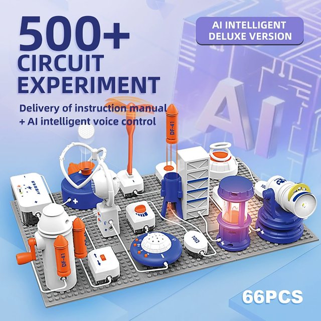 AI Powered Electronic Circuit Building For Learning – Interactive Voice Controlled Toy For Kids And Beginners To Explore Electronics Hands On!