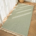 thumbnail image 2 of Cotton & Linen Woven Carpet Thin Fabric Can Be Machine Washed. Cotton Bedside Blanket, 2 of 5