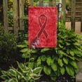 thumbnail image 2 of Carolines Treasures AN1213GF Red Ribbon for Aids Awareness Garden Flag Size - 11 x 15 In., 2 of 3