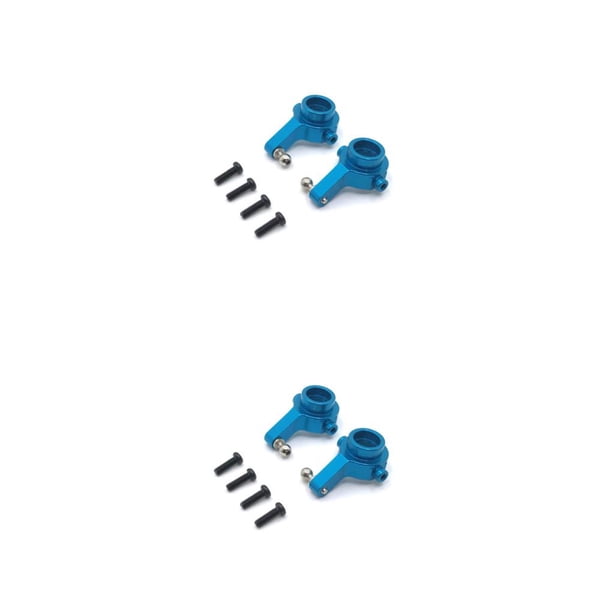 Vogacara 2 piezas RC Car Steering Cup Vehículo Copas delanteras Automóvil Juguete Accesorios modificados Reemplazo para WL Toy A949 Azul Azul 2piezas