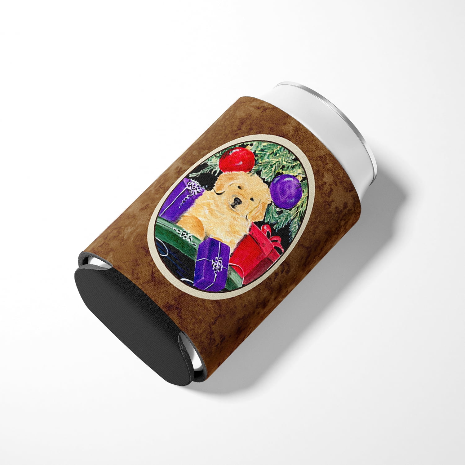 Caroline's Treasures SS8581CC Golden Retriever Can or Bottle Hugger, Can Hugger, multicolor